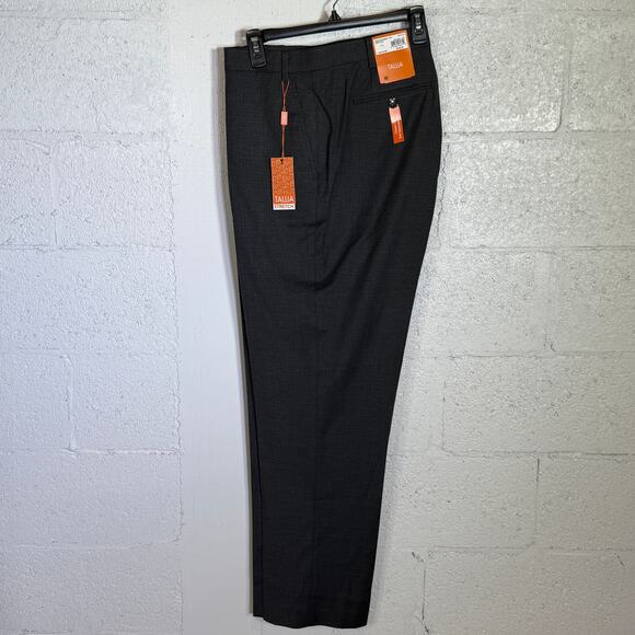 Tallia Men's Classic Fit Suit Separate Pant - Dark Grey 44x32 $135 - Picture 3 of 11